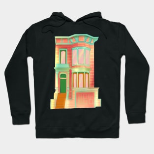 candy colored san francisco home Hoodie